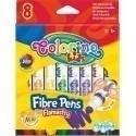 COLORINO KIDS round tip markers (8 colours), 32100PTR