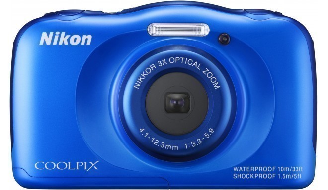 Nikon Coolpix S33, blue