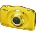 Nikon Coolpix S33, kollane