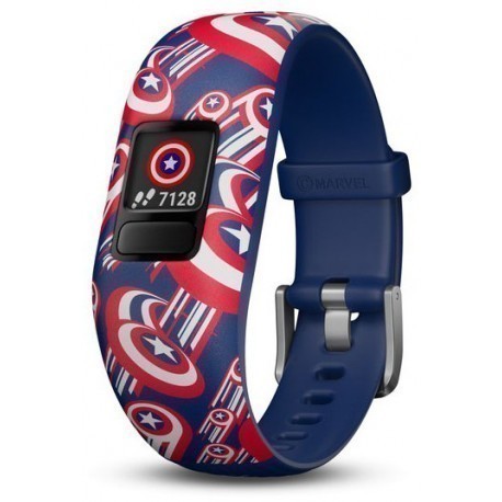 Garmin aktivitātes trekeris Vivofit Jr. 2 Captain America, regulējams