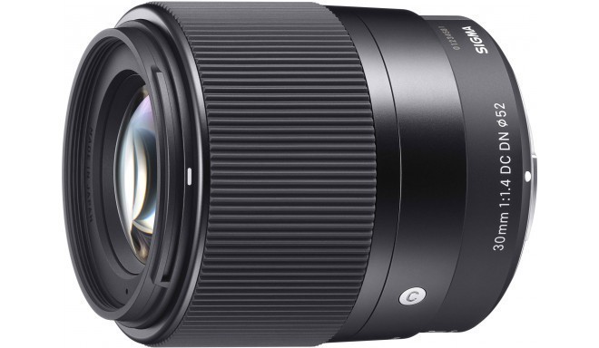 Sigma 30mm f/1.4 DC DN Contemporary objektīvs standartam Mikro četras trešdaļas 