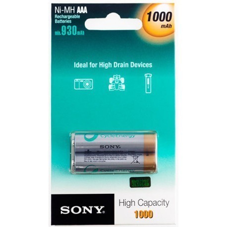 Sony akupatarei AAA 1000mAh 1,2V 2tk