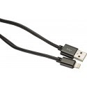 Platinet cable USB - Lightning 1m, black