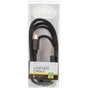 Platinet cable USB - microUSB 1m, black