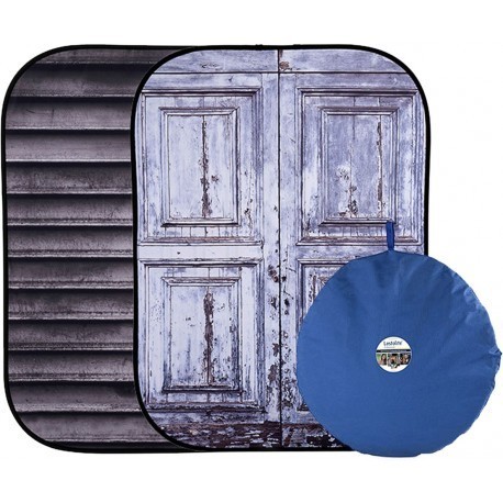 Lastolite background Urban Collapsible 1.5x2.1m, shutter / distressed door (LL 5717)