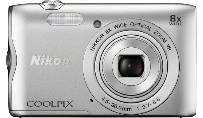 Nikon Coolpix A300, серебристый