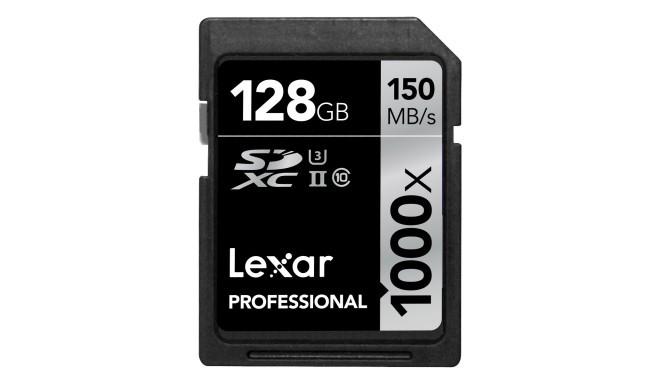 Lexar карта памяти SDXC 128GB Professional 1000x 150MB/s