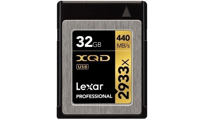 Lexar карта памяти XQD 2.0 32GB Professional 2933x 440MB/s