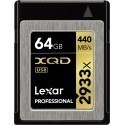 Lexar mälukaart XQD 2.0 64GB 2933x Professional 440MB/s