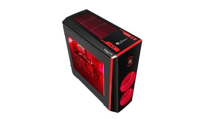 Natec case Genesis Titan 700 Red Midi Tower USB 3.0