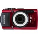 Olympus Stylus Tough TG-4, red + macro ring light LG-1