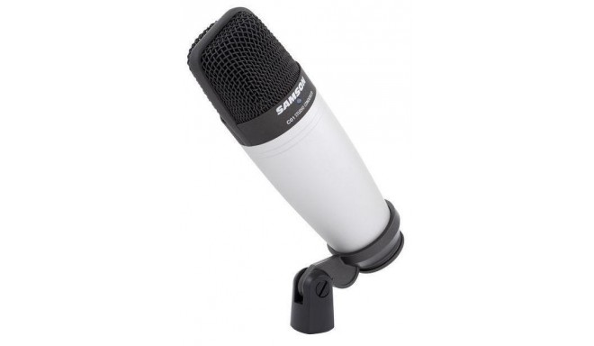 SAMSON C01 XLR Condenser Microphone | cardioid | gold-plated XLR | case