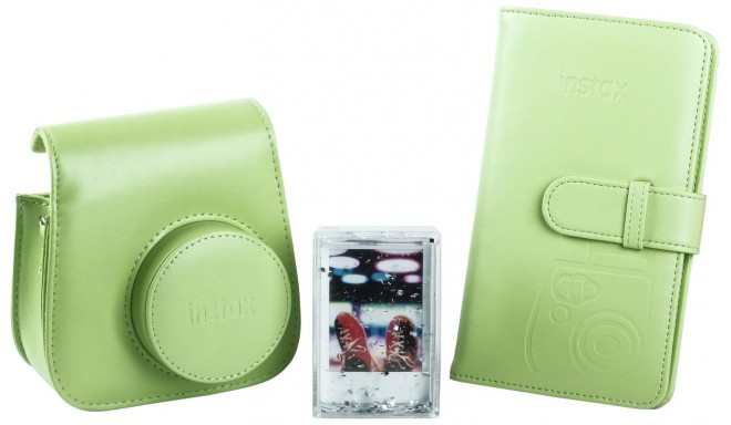Fujifilm Instax Mini 9 vutlar + album + pildiraam, lime green