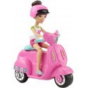 Barbie mängukomplekt On The Go Pink Scooter and Doll