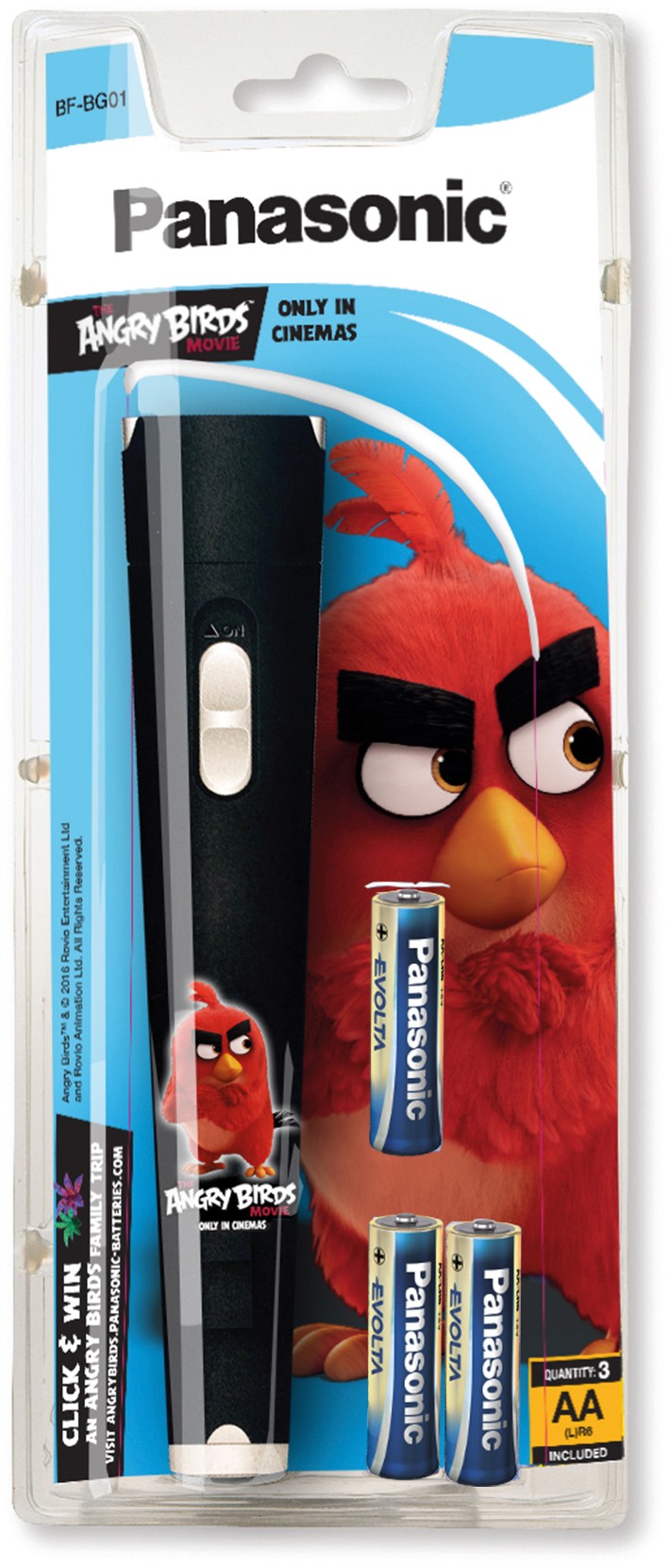 Panasonic taskulamp BF-BG01 Angry Birds