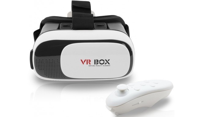 Omega 3D virtuālās realitātes brilles VR Box + tālvadība (43485)
