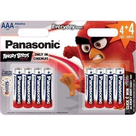 Panasonic patarei LR03EPS/8BW (4+4)