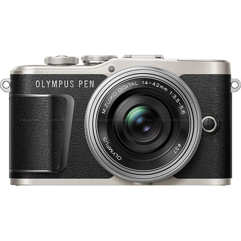 Olympus PEN E-PL9 + 14-42 мм EZ Kit, черный/серебряный