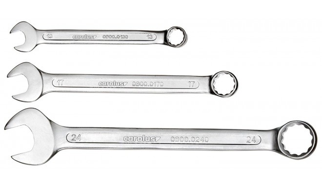 Carolus 0900.0021 ring-combination wrench set - 21-pieces - 1813552