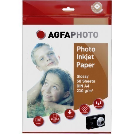 Agfaphoto fotopapīrs A4, glancēts, 210g, 50 lapas