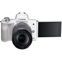 Canon EOS M50 + EF-M 18-150mm IS STM, white