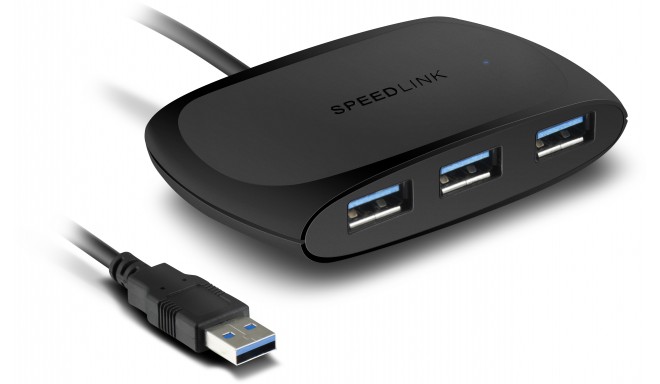Speedlink USB hub Snappy Active 4 порта USB 3.0 (SL-140103)