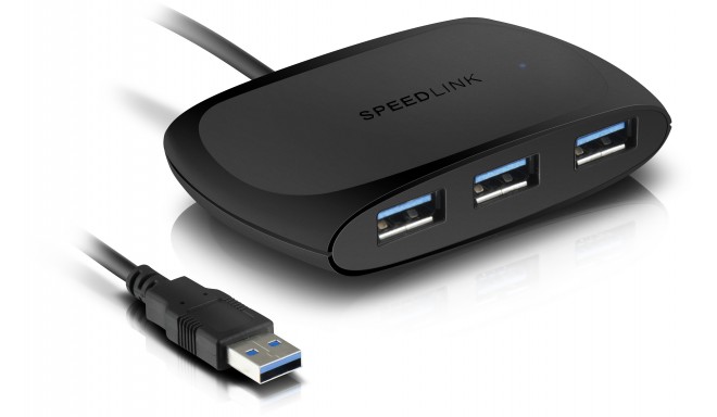 Speedlink USB hub Snappy Passive 4 порта USB 3.0 (SL-140104)