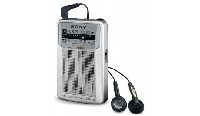 Sony pocket radio SRFS26 (scratched)