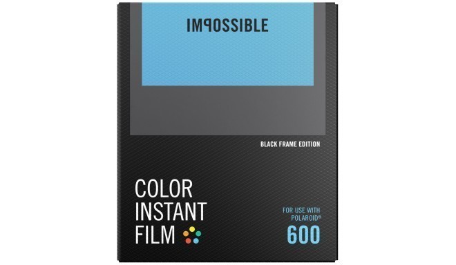 Impossible 600 Color Black Frame