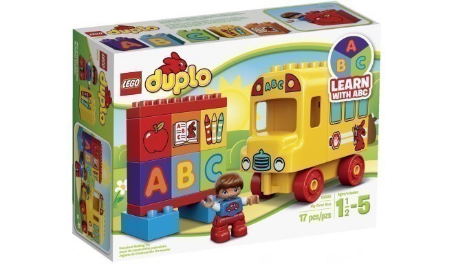 Lego Duplo mänguklotsid Minu esimene buss 17tk