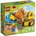 Lego Duplo toy blocks Truck & Tracked Excavator (10812)