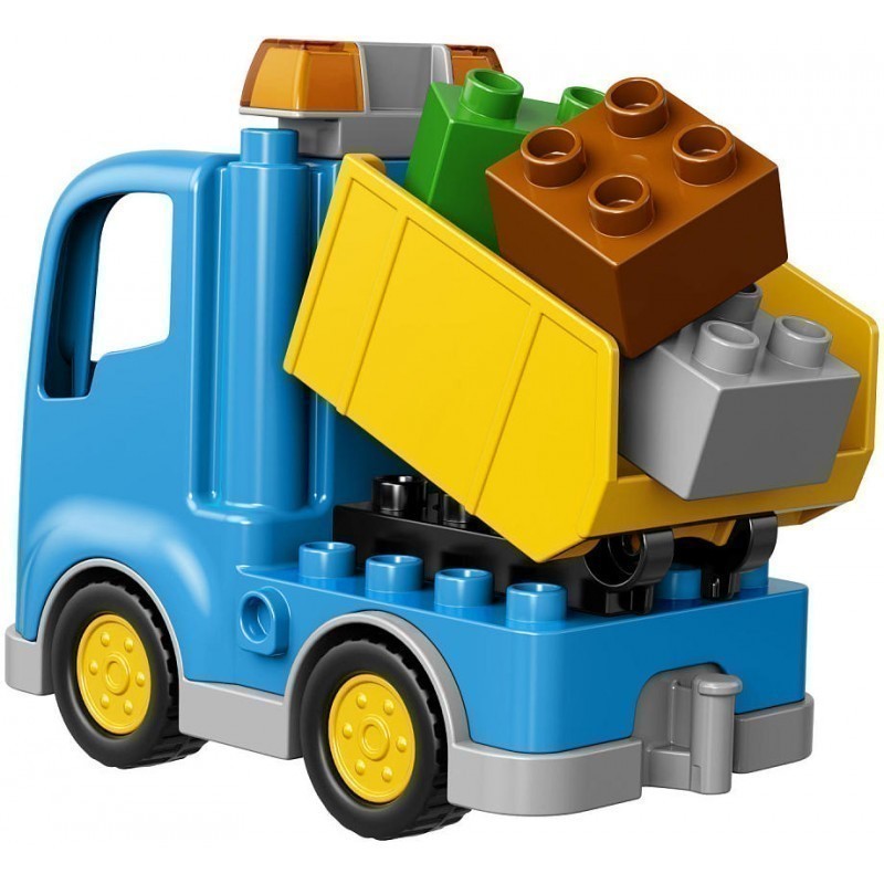lego duplo truck and excavator
