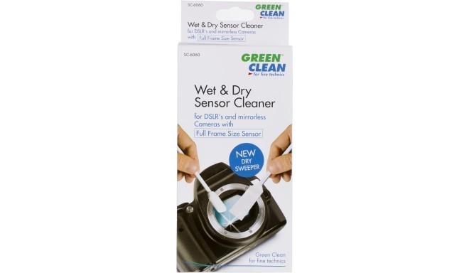 Green Clean sensora tīrīšanas komplekts Wet Foam Swab & Dry Sweeper (SC-6060)