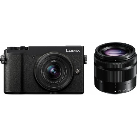 Panasonic Lumix DC-GX9 + 12-32mm + 35-100mm Kit, melns