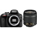 Nikon D3400 + 18-55 AF-P VR Kit, black