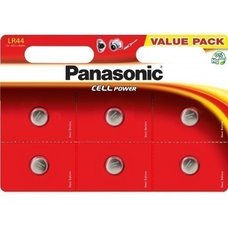 Panasonic patarei LR44EL/6BP