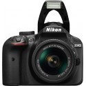 Nikon D3400 + 18-55mm AF-P + 70-300mm Kit, black