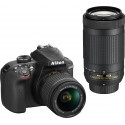Nikon D3400 + 18-55mm AF-P + 70-300mm Kit, must