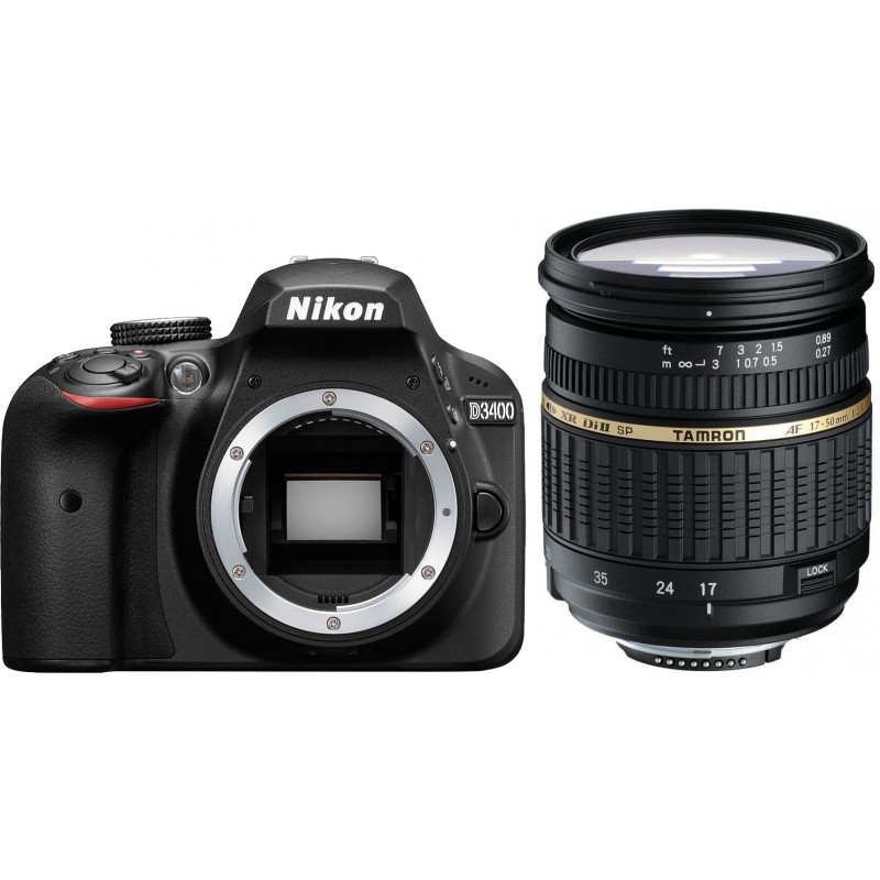 Nikon D3400 + Tamron 17-50мм