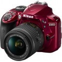 Nikon D3400 + 18-55 AF-P VR Kit, red