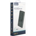 Platinet power bank 10000mAh Fabric Braided LiPo 2.1A, dark grey (44385)