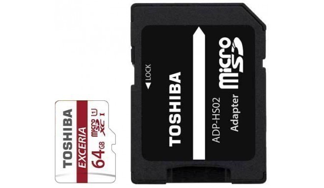 Toshiba mälukaart microSDXC 64GB + adapter