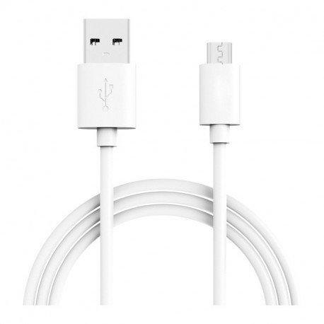 Omega kabelis microUSB 1m, balts (44343)