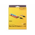 DELOCK RISER CARD PCI EXPRESS X1 > X16 WITH 60 CM USB CABLE