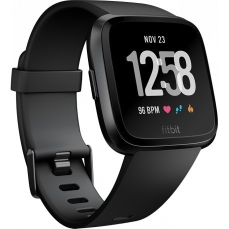 Fitbit Versa, черный/черный