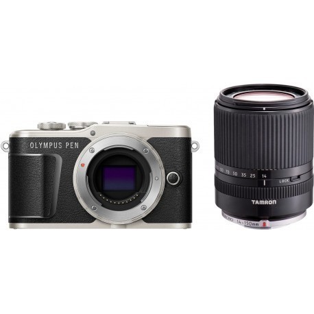Olympus PEN E-PL9 + Tamron 14-150mm, black