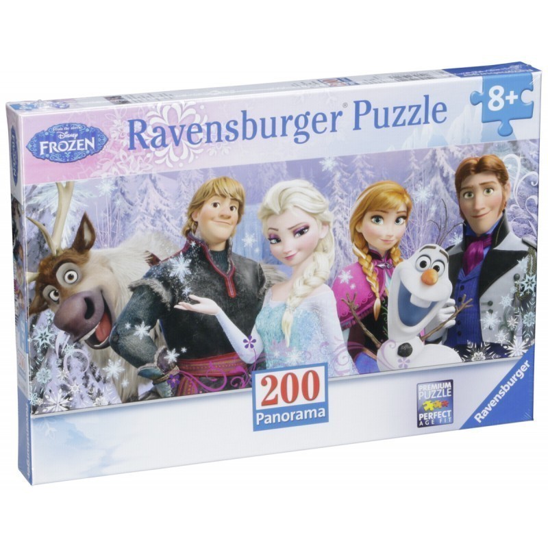 Ravensburger puzzle Panorama Disney Frozen Friends XXL 200pcs - Puzzles ...