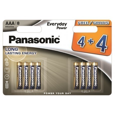 Panasonic Everyday Power baterija LR03EPS/8BW (4+4)