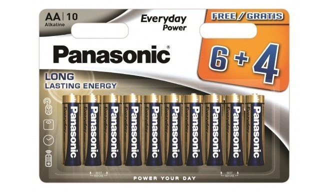 Panasonic Everyday Power battery LR6EPS/10BW (6+4)