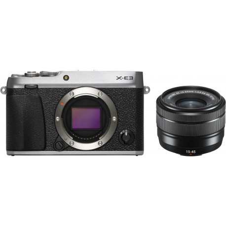 Fujifilm X-E3 + 15-45mm Kit, silver